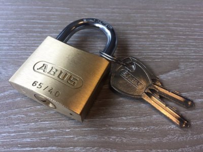 Abus messing hangslot 65/40